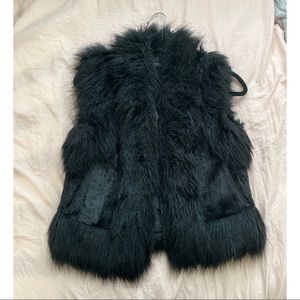Bebe Faux Fur Vest